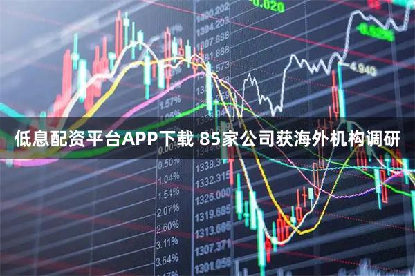 低息配资平台APP下载 85家公司获海外机构调研